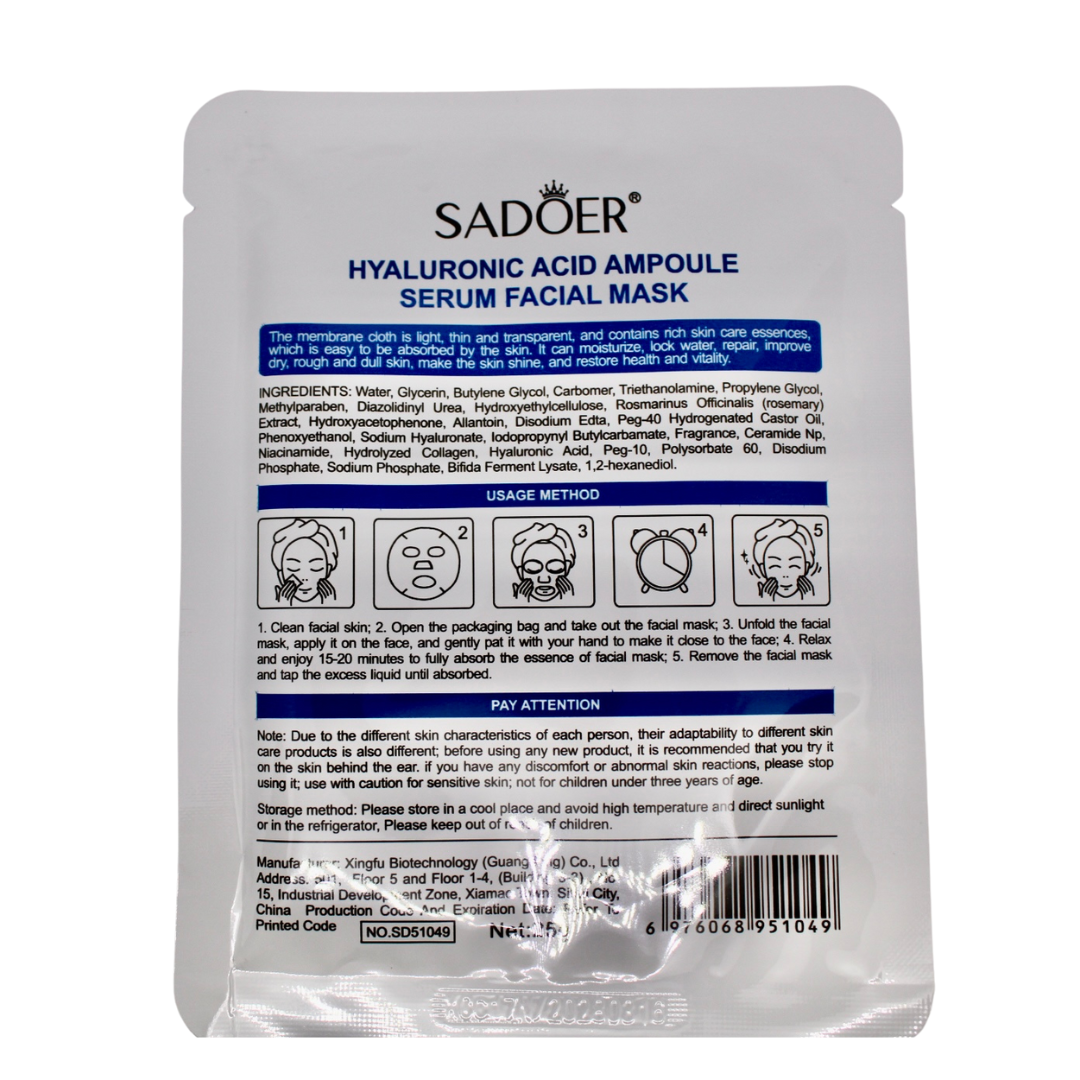 Sador Hypotonic Acid Sheet Face Mask